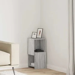 Kutni ormarić Siva Sonoma 25,5x25x55cm Konstruirano drvo