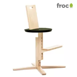 Froc - Otroški stol za hranjenje. Črn