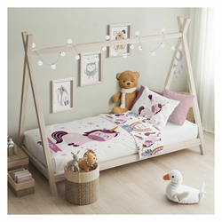 Faro posteljnina 2-delna Samorog multicolor