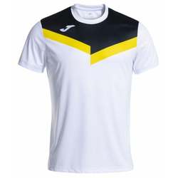 Muška majica Joma Court Short Sleeve T-Shirt - white/black