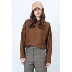 Trend Alacati Stili Ženska bluza Alc-X14391, Smeđa