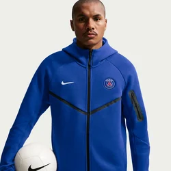 Nike PSG M NK TCH FLC FZ WR HOODIE, muška jakna, plava II3210