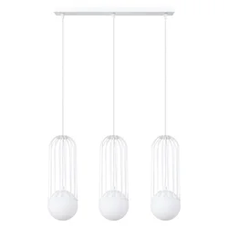 Sollux SL.1333 - Luster na sajli BRINA 3xG9/8W/230V bela