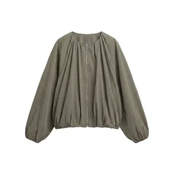 Pull&Bear Prehodna jakna kaki