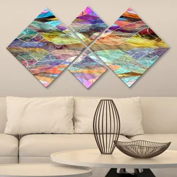 Wallity Slika 4MDF225299644, 60x115 cm, 4 dela