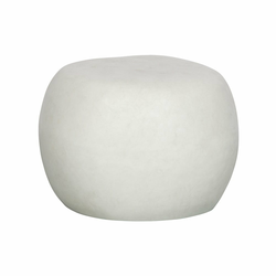 Bela vrtna mizica iz gline vtwonen Pebble, o 50 cm