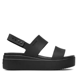 Crocs Sandali črna 36 EU Brooklyn Low Wedge