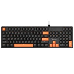 A4Tech Tastatura, Žičana, Crno-narandžasta