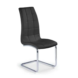 Halmar Jedilni stol K147 - črn/krom