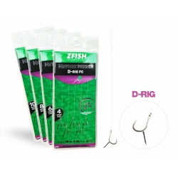 ZFISH Method Feeder D-Rig Fluorocarbon 10 cm/size 10