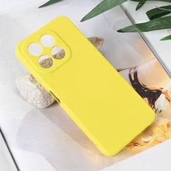 Maska za Honor X6c Teracell Soft Velvet žuta