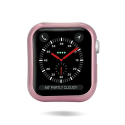 TPU gel ovitek/etui/ovitek Skin Touch za Apple Watch Series 4 44mm/Series 5 44mm - roza