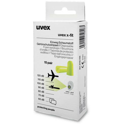 Uvex Ušni čepiči 37 dB Za jednokratnu upotrebu Uvex x-fit 2112133 15 pair