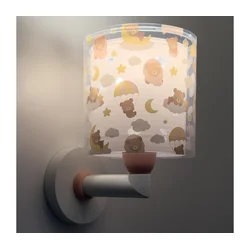 Dalber 41579S - Dečija zidna lampa BABY TEDDY 1xE27/15W/230V ružičasta