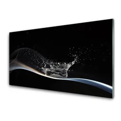 tulup.si Steklena slika Abstrakcija graphics 120x60 cm 2 obešalnika