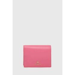 Usnjena denarnica Furla ženski, vijolična barva