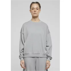 Womens Oversized Terry Light Asphalt Sweatshirt