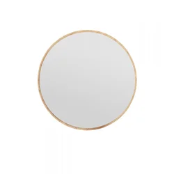 Hanah Home Ogledalo Ozze Natural, 60x60cm, Bež