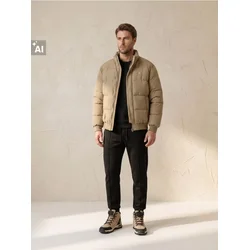 Sinsay - Topla puffer bomber jakna - BEŽ