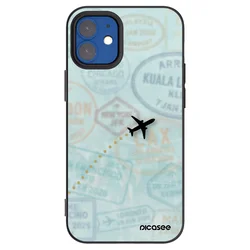 Silikonski črni ovitek za Apple iPhone 12 mini - FLIGHT PATH
