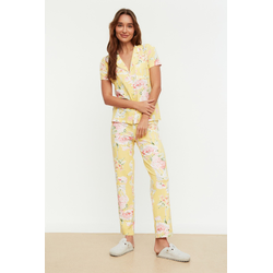 Ženska komplet pidžama Trendyol Floral patterned