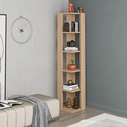Hanah Home Polica za knjige, 31.8x160.8x31.8cm, Bež