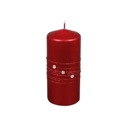 eoshop Sveča CIRKON VALJ Božič kovinsko sijoče d6x13cm
