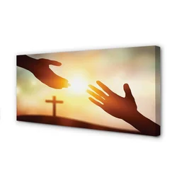 tulup.si Slika na platnu Prečne roke 140x70 cm