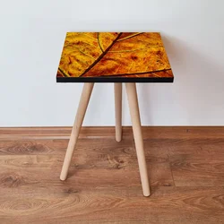 Hanah Home Klub sto Shp105, 35x42x35 cm, Žuti