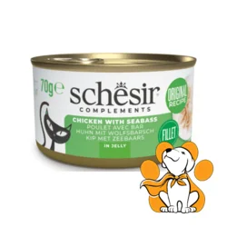 Schesir Cat Chicken With Seabass in Jelly 70g, Hrana Na Bazi Tune Sa Brancionom