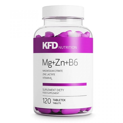 KFD Nutrition ZMA (Mg+Zn+B6) 120 tableta - KFD nutrition