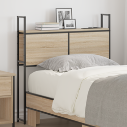 vidaXL Skladiščni naslon sonoma hrast 100 cm Konstruiran les