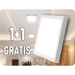 LED stropna svetiljka LED/24W/230V 3000K 28,7x28,7 cm bela