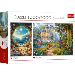Trefl Puzzle 1000+2000 Morje; Sončna rezidenca