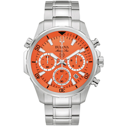 Bulova 96B395 Marine Star Mens Watch Chronograph 47mm 10ATM
