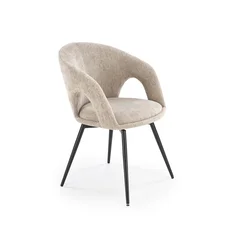 Stol Houston 2053 (Bež) Bež, 87x55x57cm, Blago, Kovina