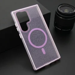 Futrola crystal magsafe za samsung s928b galaxy s24 ultra 5g ljubicasta ( F120882 )