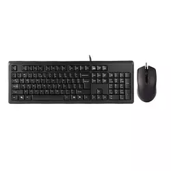 A4 TECH KR-9276 USB US crna tastatura + USB crni miš