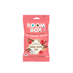 Boom Box Zobena kaša s okusom maline i vanilije 60 g