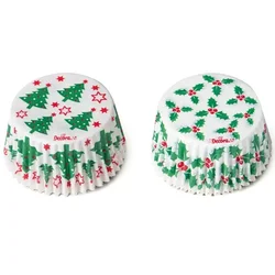 Decora Modelčki za mafine HOLLY & TREE 50x32 mm 36 kosov