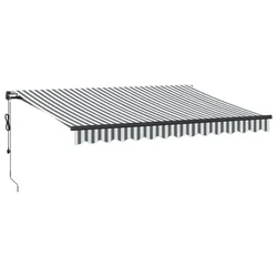 Tenda na automatsko uvlačenje LED antracit i bijela 350x250 cm