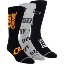 Ozzy Osbourne 3 Pack One Size Nogavice (Kot novo)