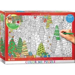 Eurographics - Puzzle Christmas trees Coloring puzzle - 275 - 400 kosov