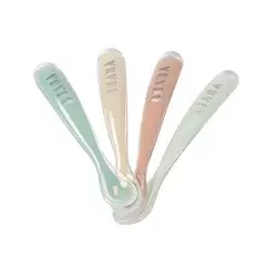 Beaba set erg. kašičica za bebe 4kom, grey/green
