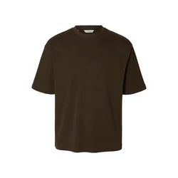 SELECTED Majica SLHOscar  rjava