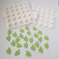 KREATIVNI SLATKIŠI Modla za izradu kolača Glava jednoroga, 15 mm, Bela