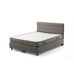 HANAH HOME Bračni krevet Motya Set 160 x 200 Light Grey