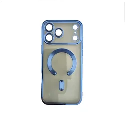 Silikonska futrola Magsafe Iphone 17 Pro Max PLAVA