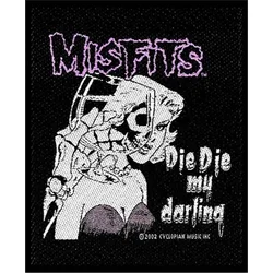 Misfits Die Die my Darling Našitek za šivanje 100 x 100 mm