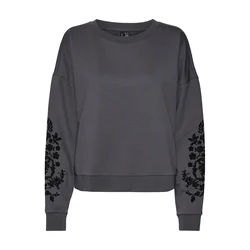 Vero Moda Tall Majica antracit/črna